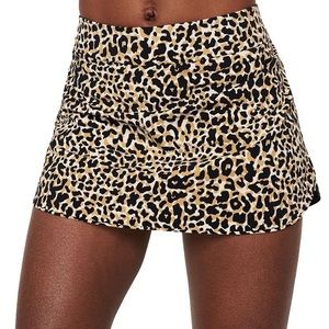 Leopard outdoor voices exercise 3” skort